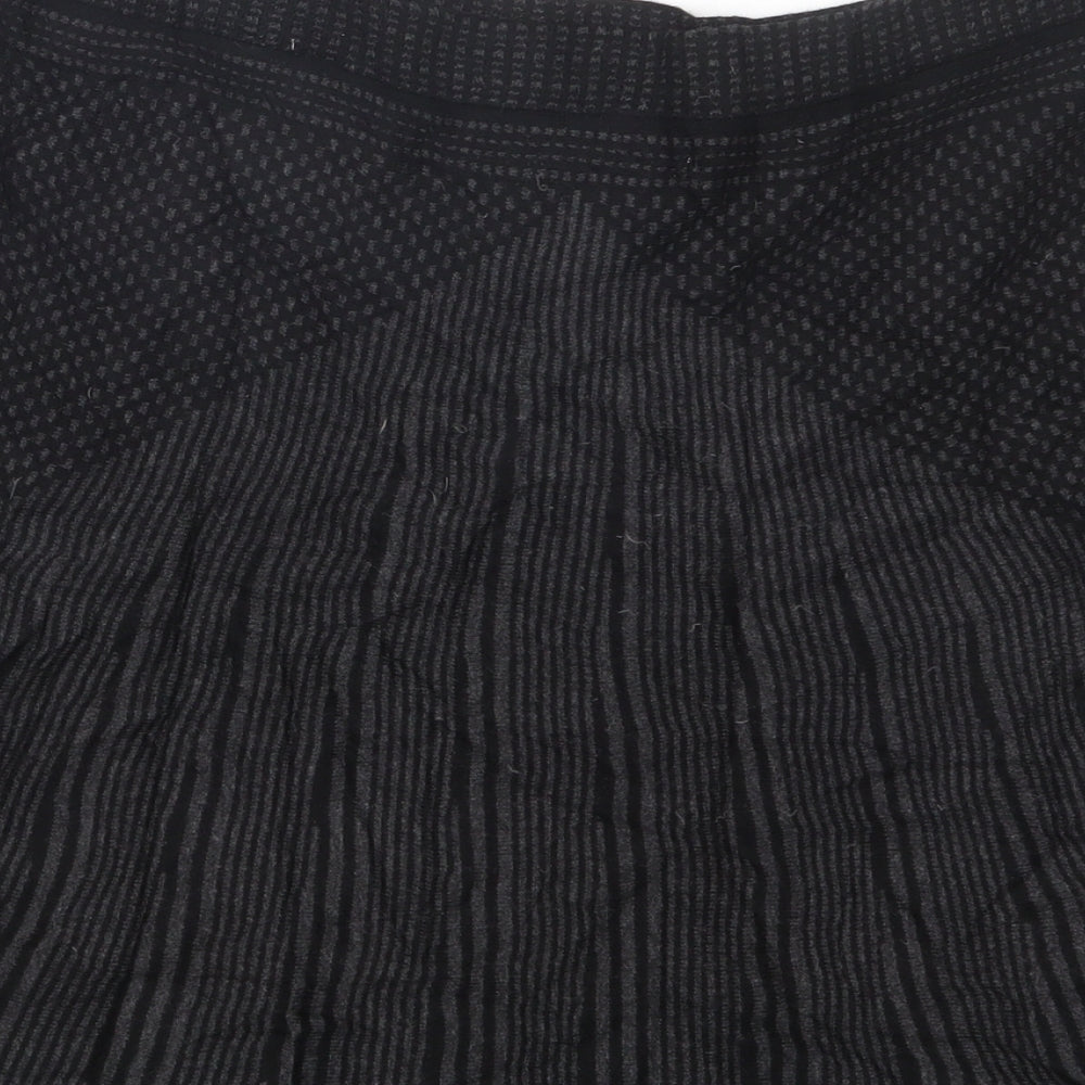 Max Studio Womens Black   A-Line Skirt Size L