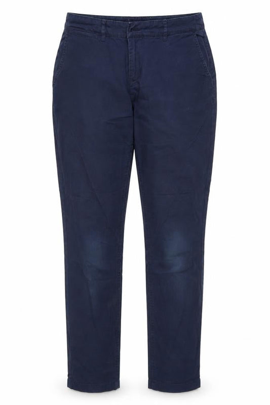 Preworn Womens Blue   Chino Trousers Size 34 in L30 in