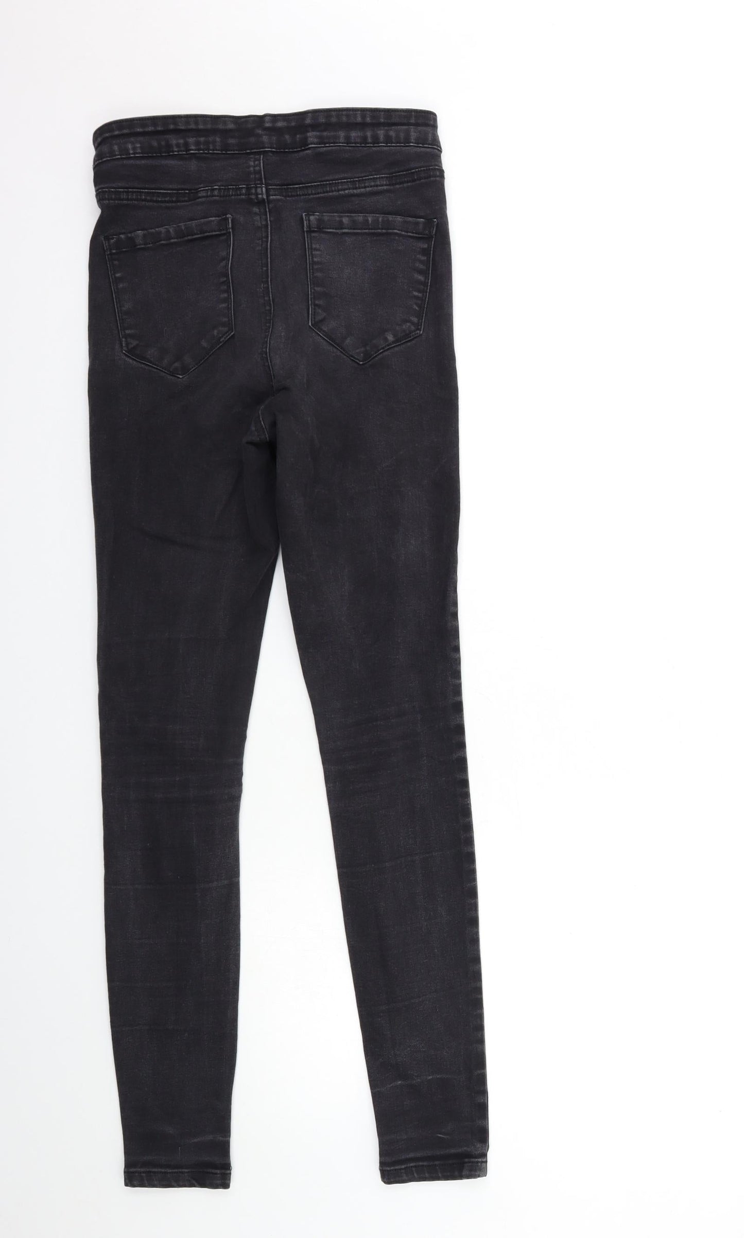 Denim & Co. Womens Grey  Denim Skinny Jeans Size 12 L29 in