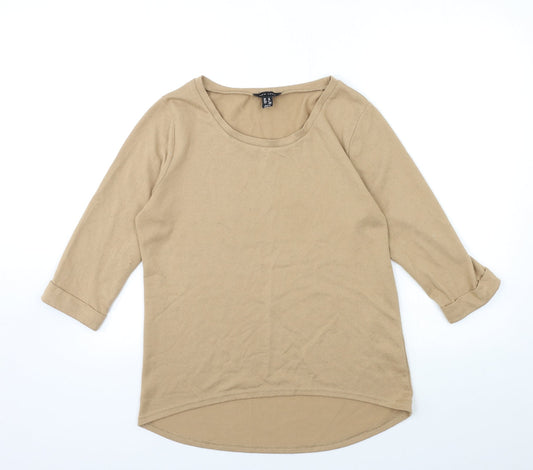 New Look Womens Brown  Knit Pullover Jumper Size 12