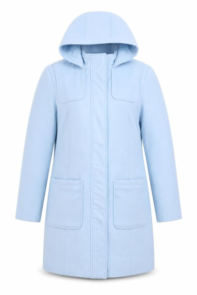 Damart Womens Blue   Overcoat Coat Size 10