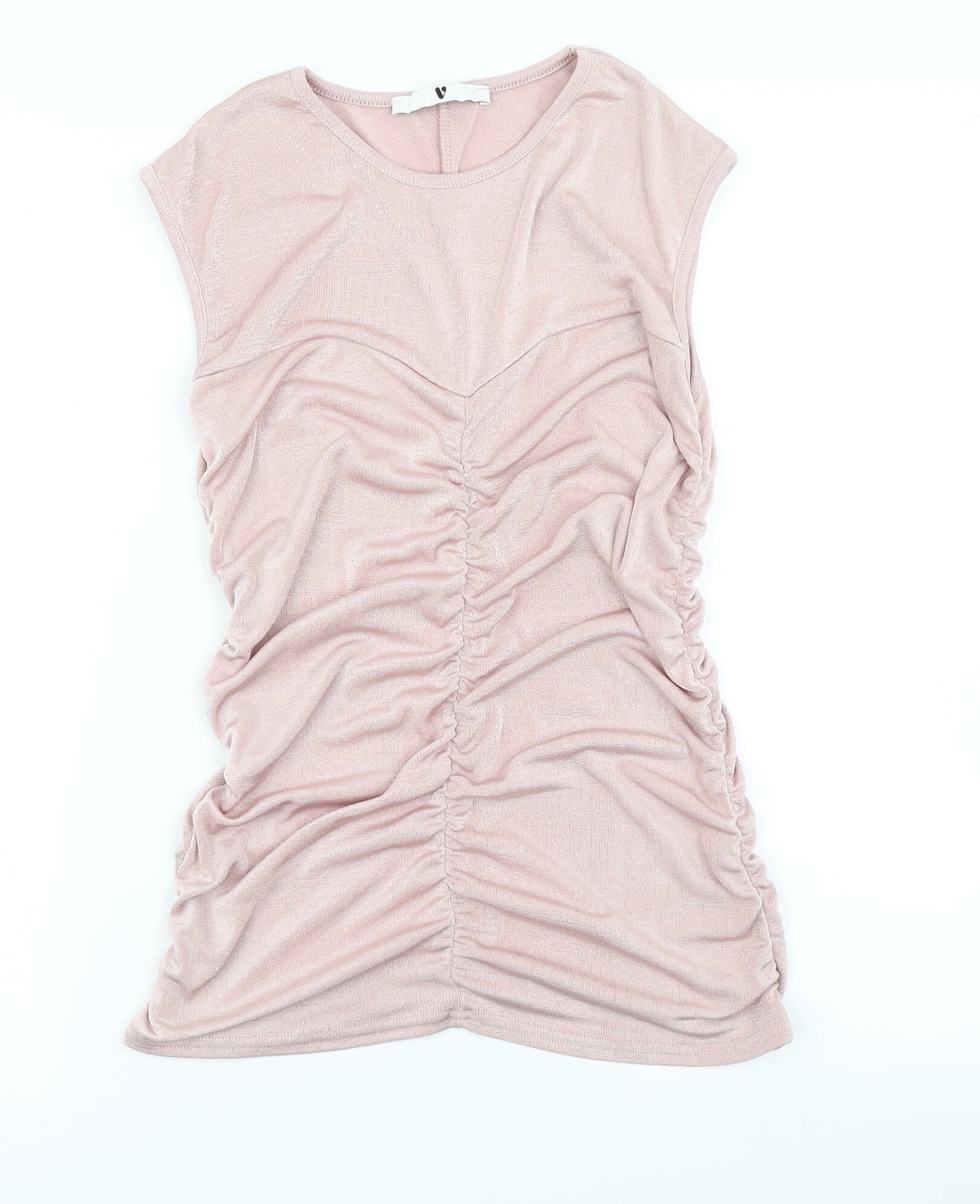 V By Very Womens Pink   Basic T-Shirt Size 12