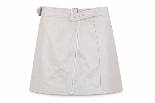 Boohoo Womens Beige   Flare Skirt Size 8
