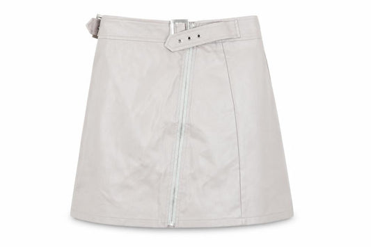 Boohoo Womens Beige   Flare Skirt Size 8