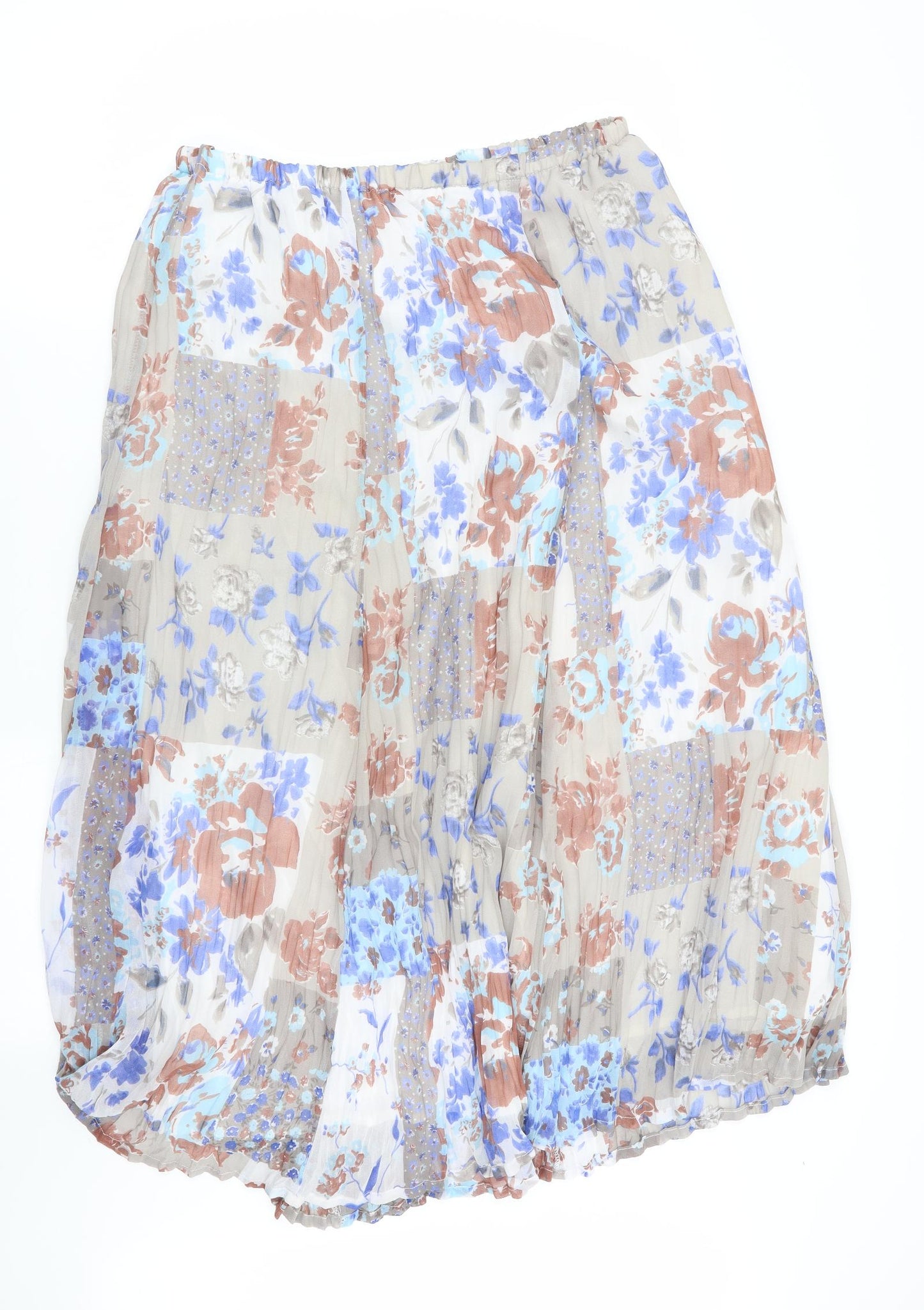 Changes Womens Multicoloured Floral  Flare Skirt Size 12  - Stretch waistband