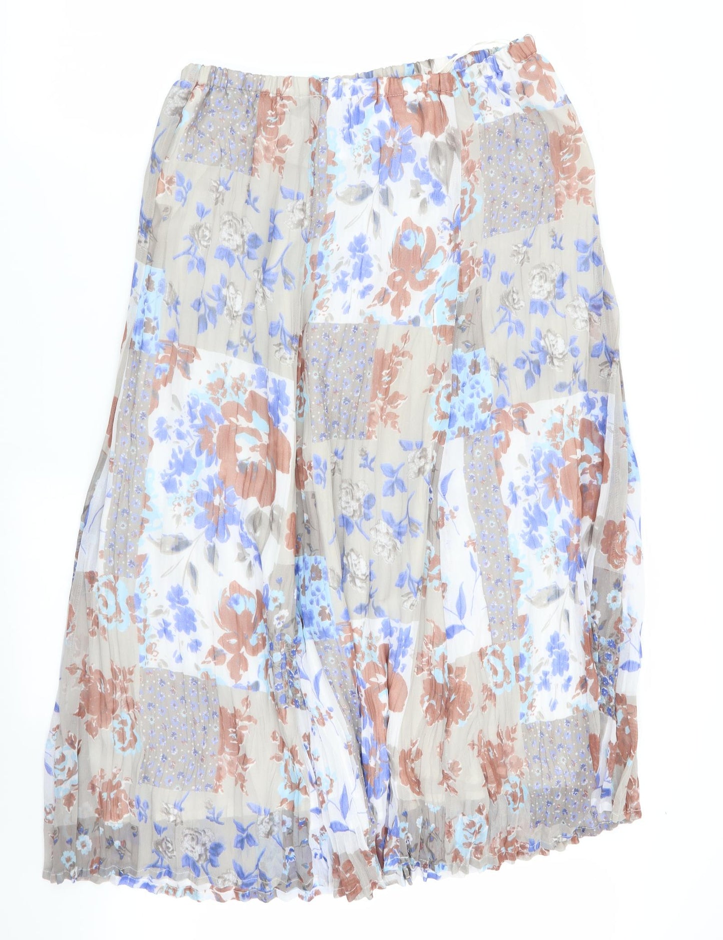 Changes Womens Multicoloured Floral  Flare Skirt Size 12  - Stretch waistband