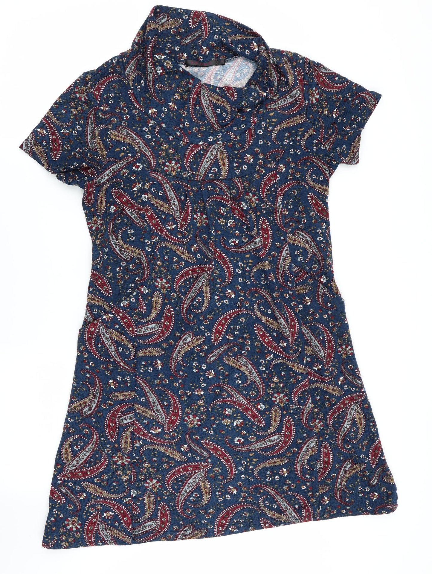 tenki Womens Multicoloured Geometric  T-Shirt Dress  Size L
