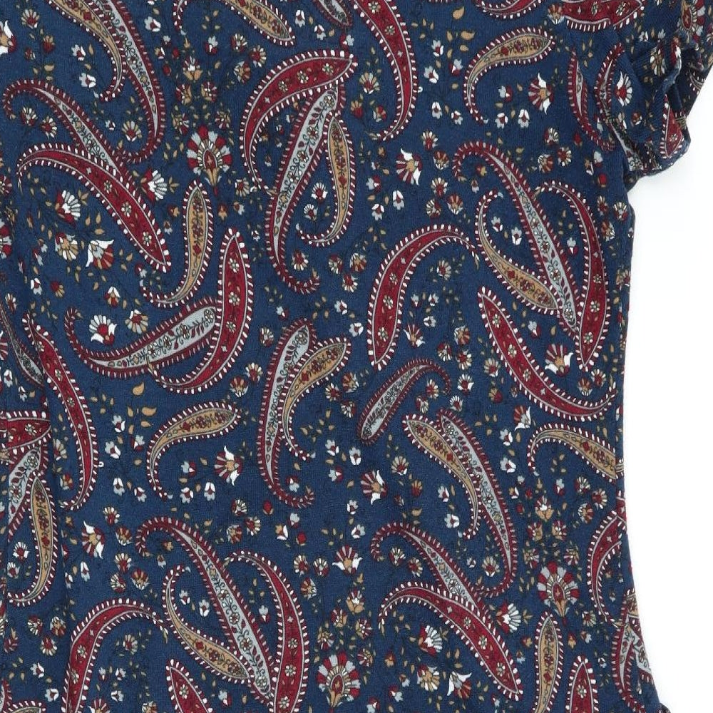 tenki Womens Multicoloured Geometric  T-Shirt Dress  Size L