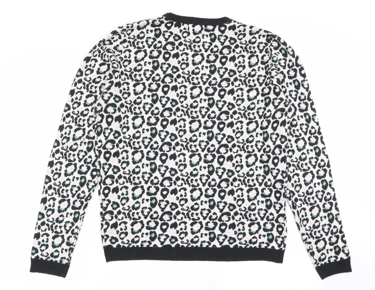 poppy lux Womens Multicoloured Animal Print  Pullover Jumper Size 14