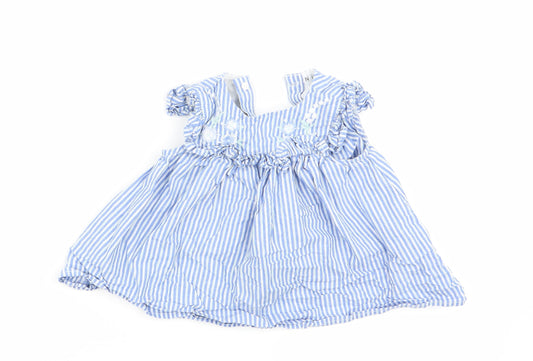 Nutmeg Girls Multicoloured Striped  Fit & Flare  Size 6-9 Months