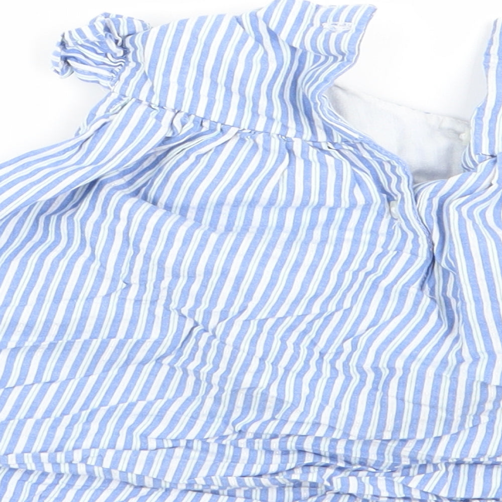 Nutmeg Girls Multicoloured Striped  Fit & Flare  Size 6-9 Months