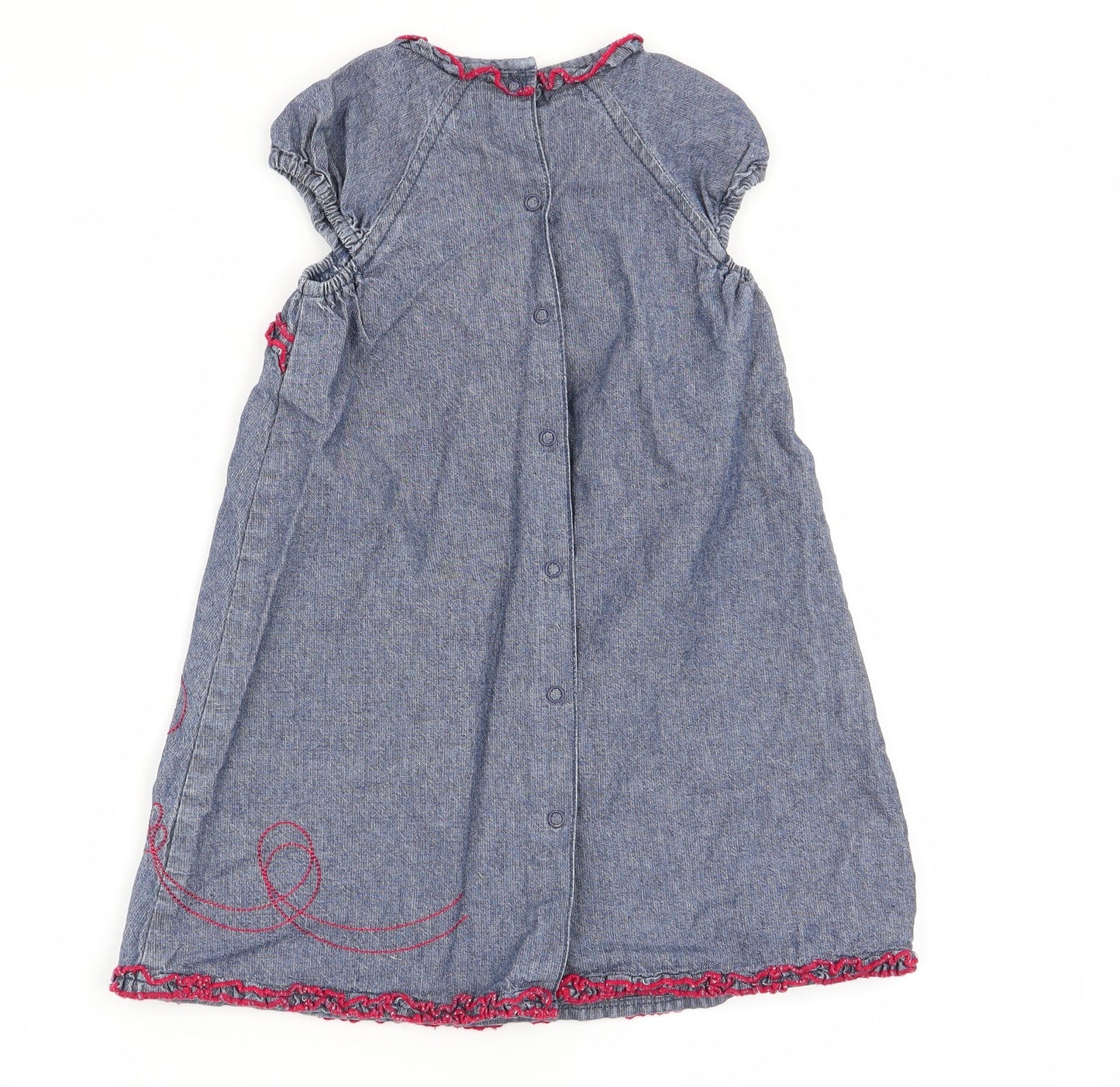 Vertbaudet Girls Blue   Fit & Flare  Size 2-3 Years