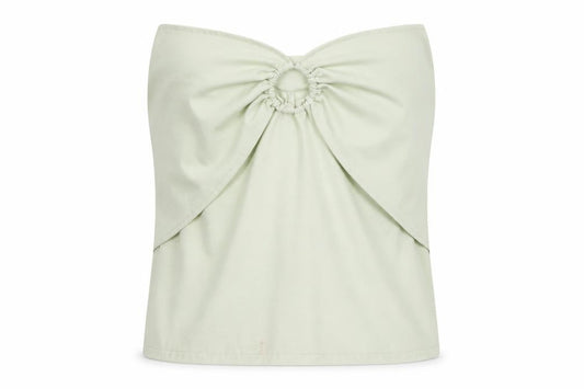 PRETTYLITTLETHING Womens Green   Basic T-Shirt Size 8