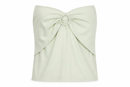 PRETTYLITTLETHING Womens Green   Basic T-Shirt Size 8