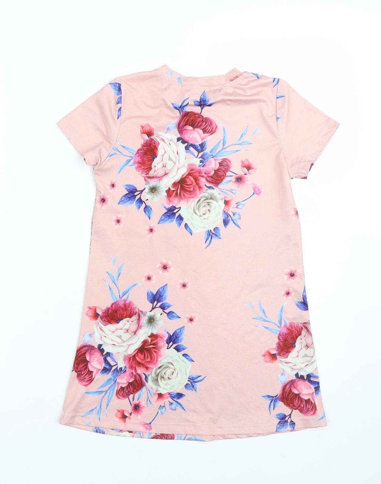 Shien Womens Pink Floral  Basic T-Shirt Size 6