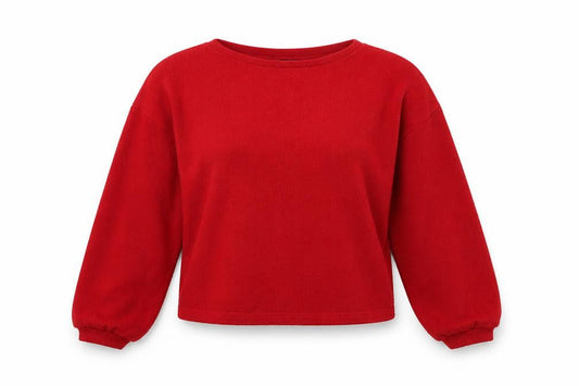 New Look Womens Red   Pullover Sweatshirt Size S