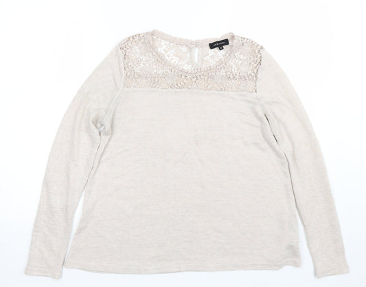 New Look Womens Beige   Pullover Jumper Size 12
