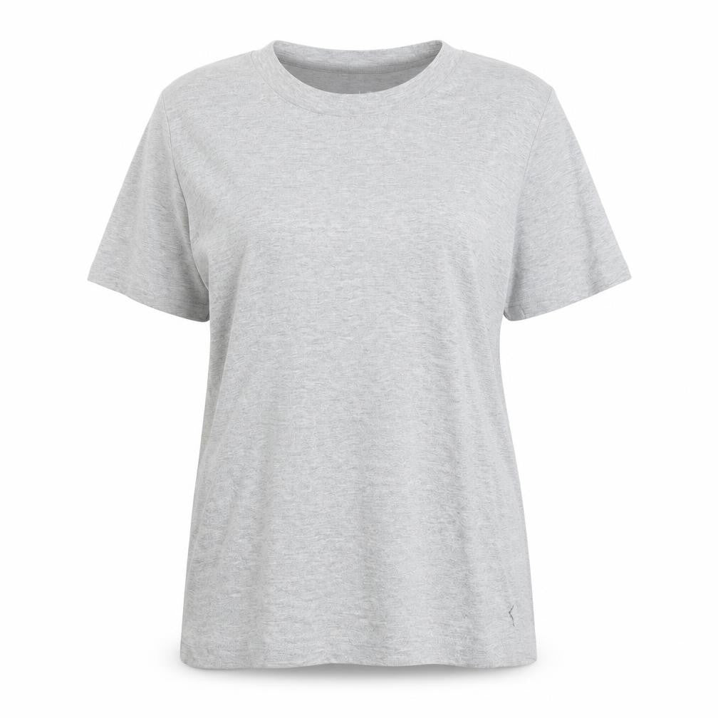 Simplybe Womens Grey   Basic T-Shirt Size M