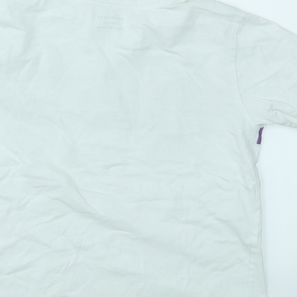 Primark Boys White   Basic T-Shirt Size 9-10 Years