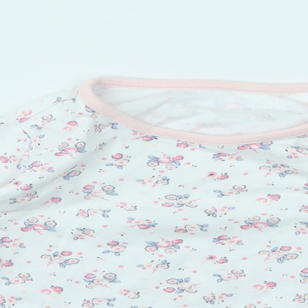 George Girls Multicoloured Floral  Basic T-Shirt Size 18-24 Months