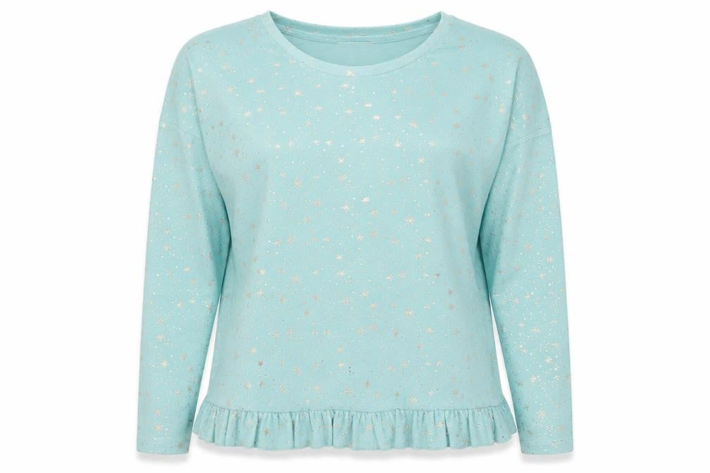 F&F Womens Blue Argyle/Diamond  Pullover Jumper Size 12