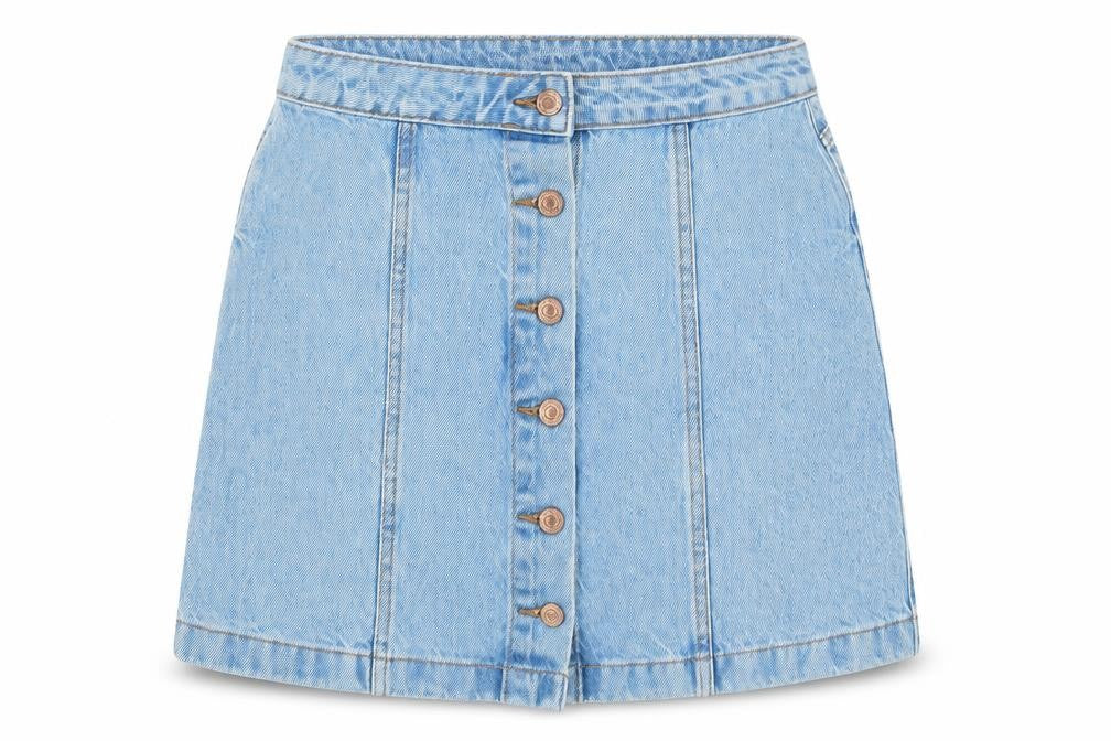 New Look Womens Blue   A-Line Skirt Size 12