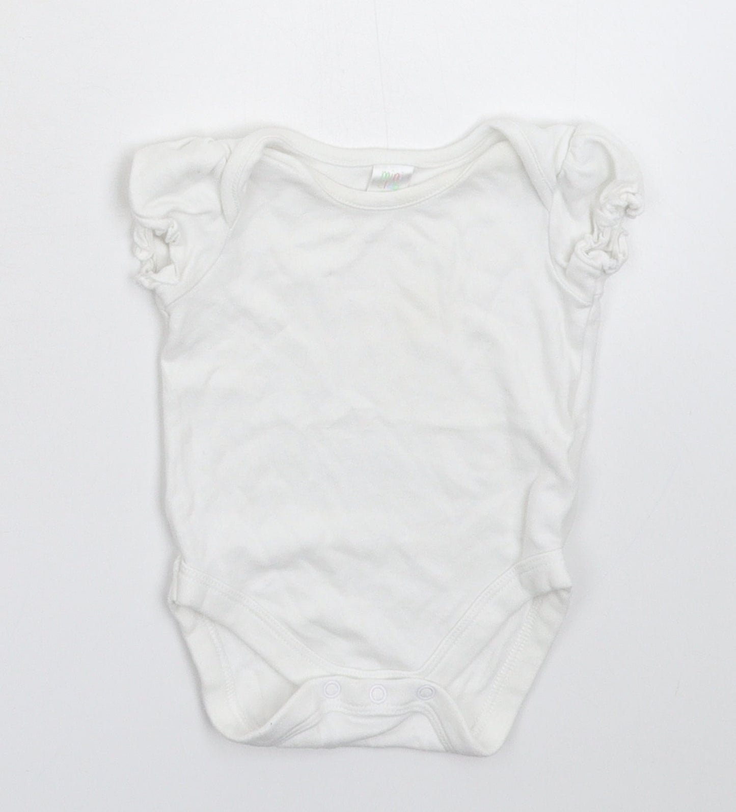 Mini Club Baby White   Babygrow One-Piece Size 0-3 Months