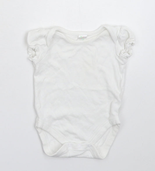 Mini Club Baby White   Babygrow One-Piece Size 0-3 Months