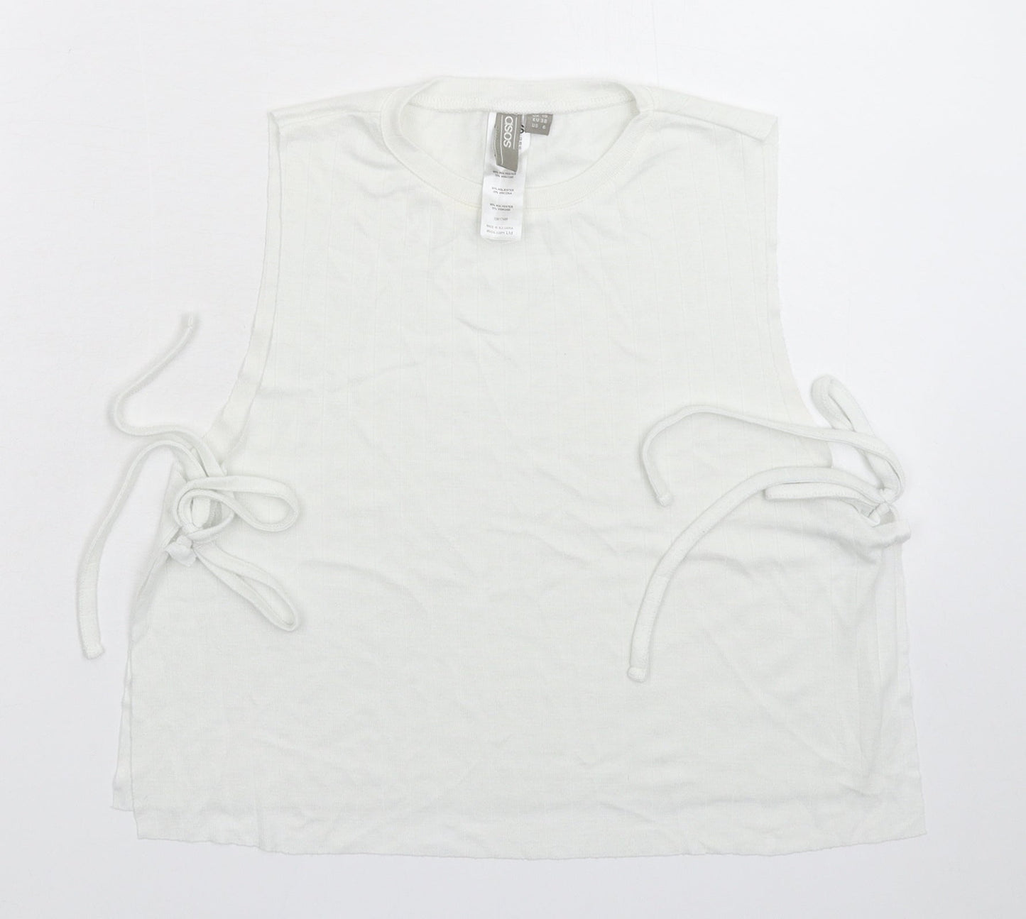 ASOS Womens White   Basic Tank Size 10