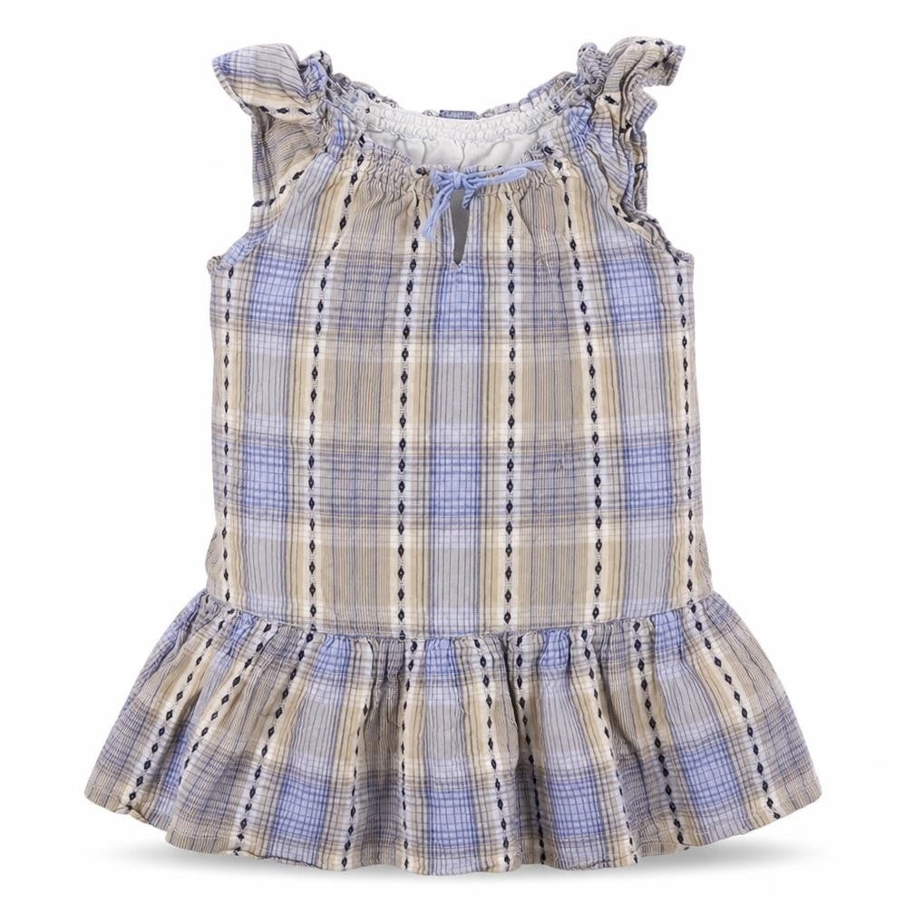 Gap Girls Multicoloured Check  Fit & Flare  Size 24 Months