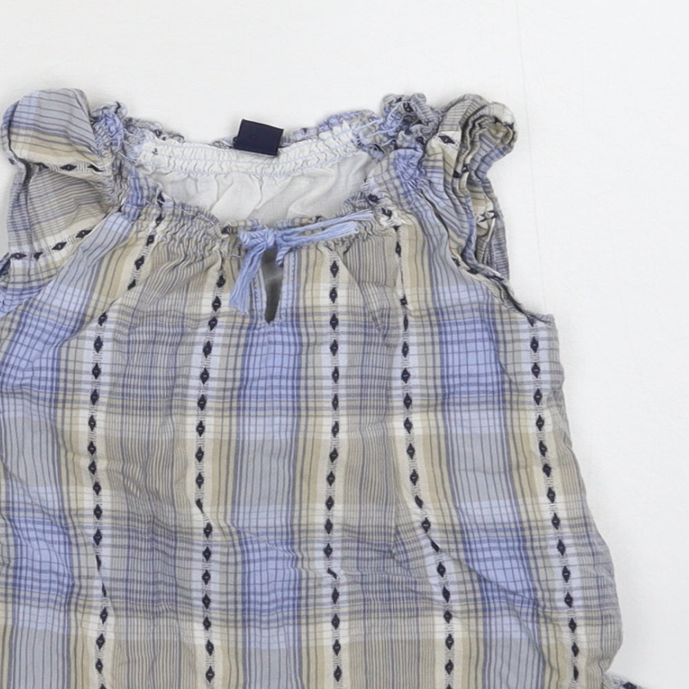 Gap Girls Multicoloured Check  Fit & Flare  Size 24 Months
