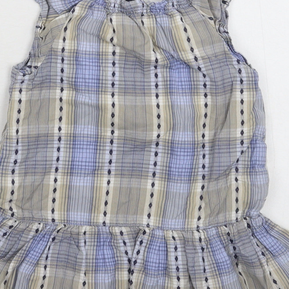 Gap Girls Multicoloured Check  Fit & Flare  Size 24 Months