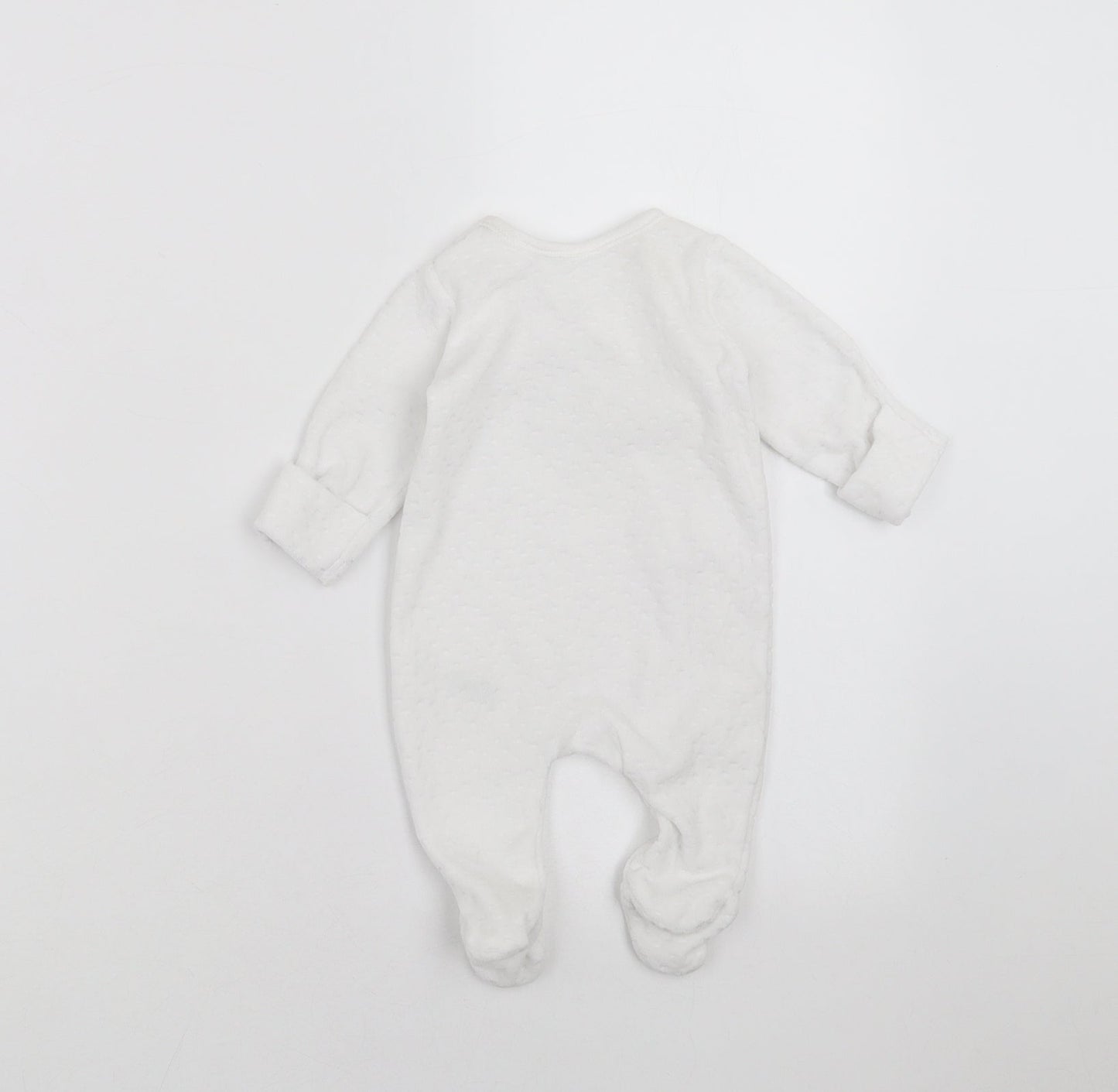 Little Nutmeg Baby White   Babygrow One-Piece Size Newborn  - Born in 2021