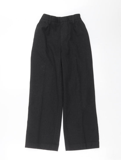 Additional front view of John Lewis boys’ grey trousers, size 9, months - school