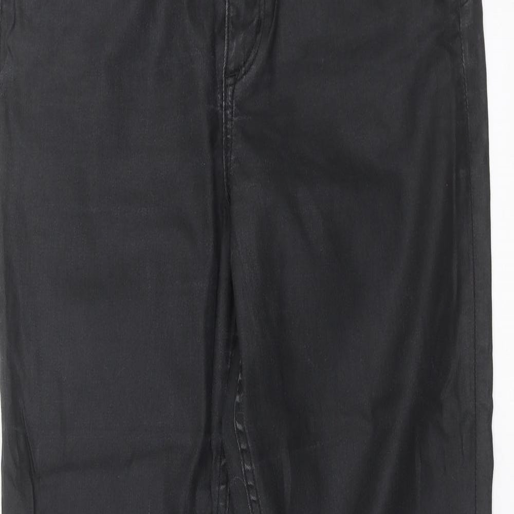 H&M Womens Grey  Denim Skinny Jeans Size 33 in L29 in - Distressed hem