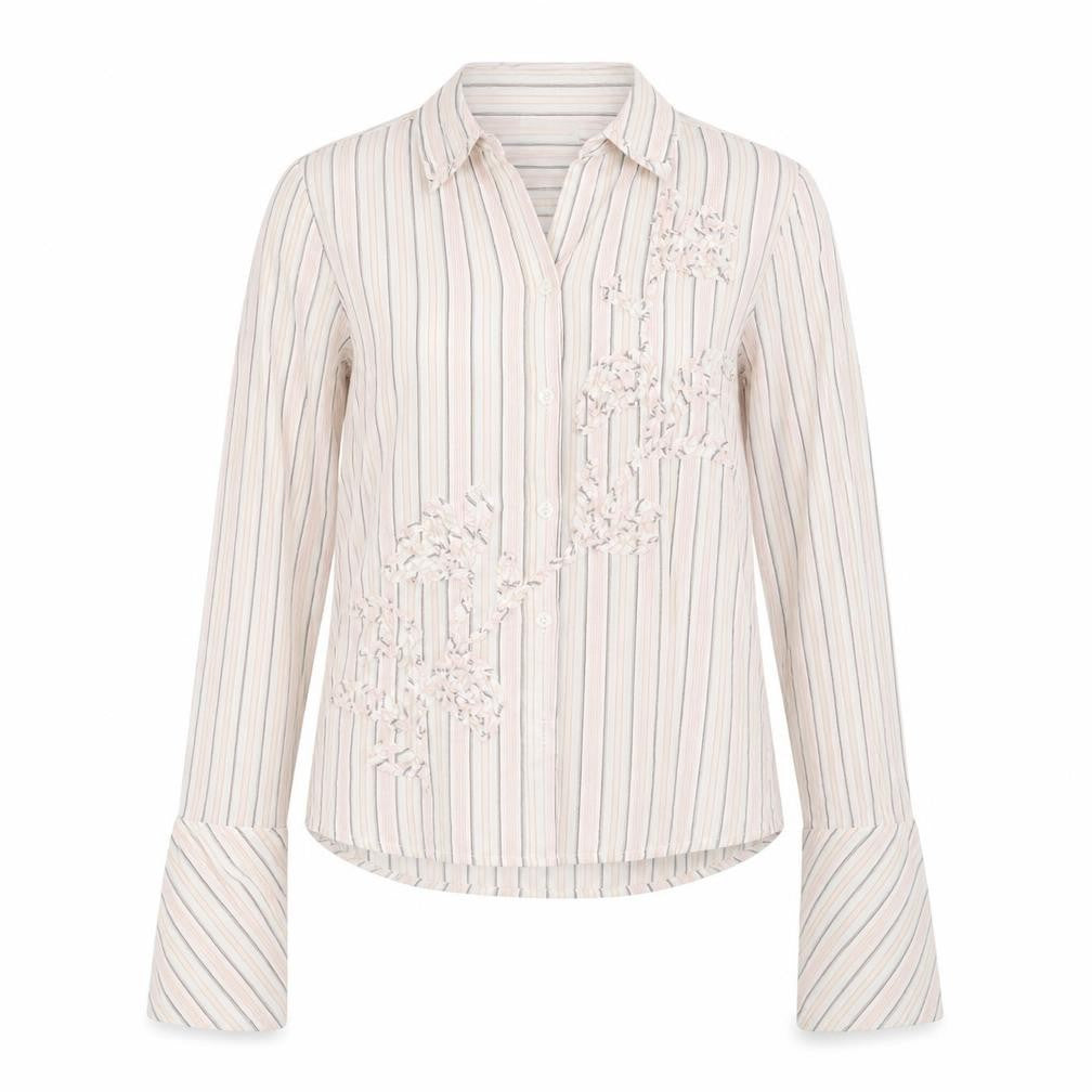 George Womens Pink Striped  Basic Button-Up Size 12