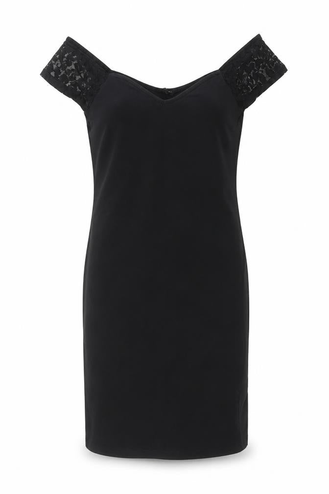 New Look Womens Black   Mini  Size 10  - Lace sleeves