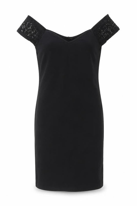New Look Womens Black   Mini  Size 10  - Lace sleeves