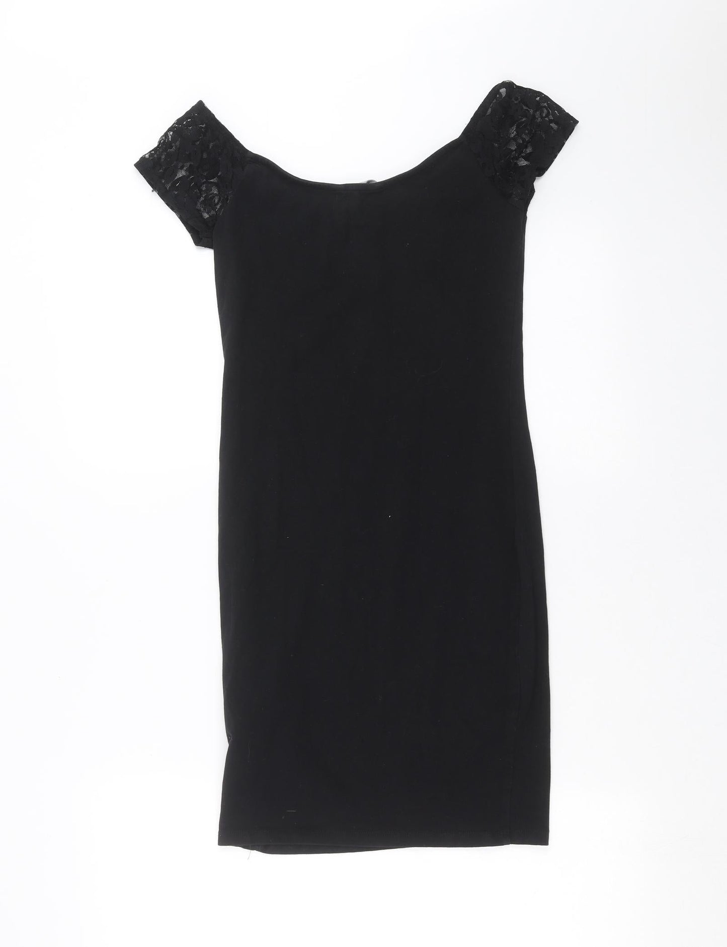 New Look Womens Black   Mini  Size 10  - Lace sleeves