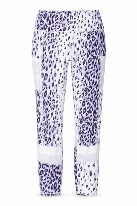 SHEIN Womens Purple Animal Print  Compression Leggings Size S L27 in