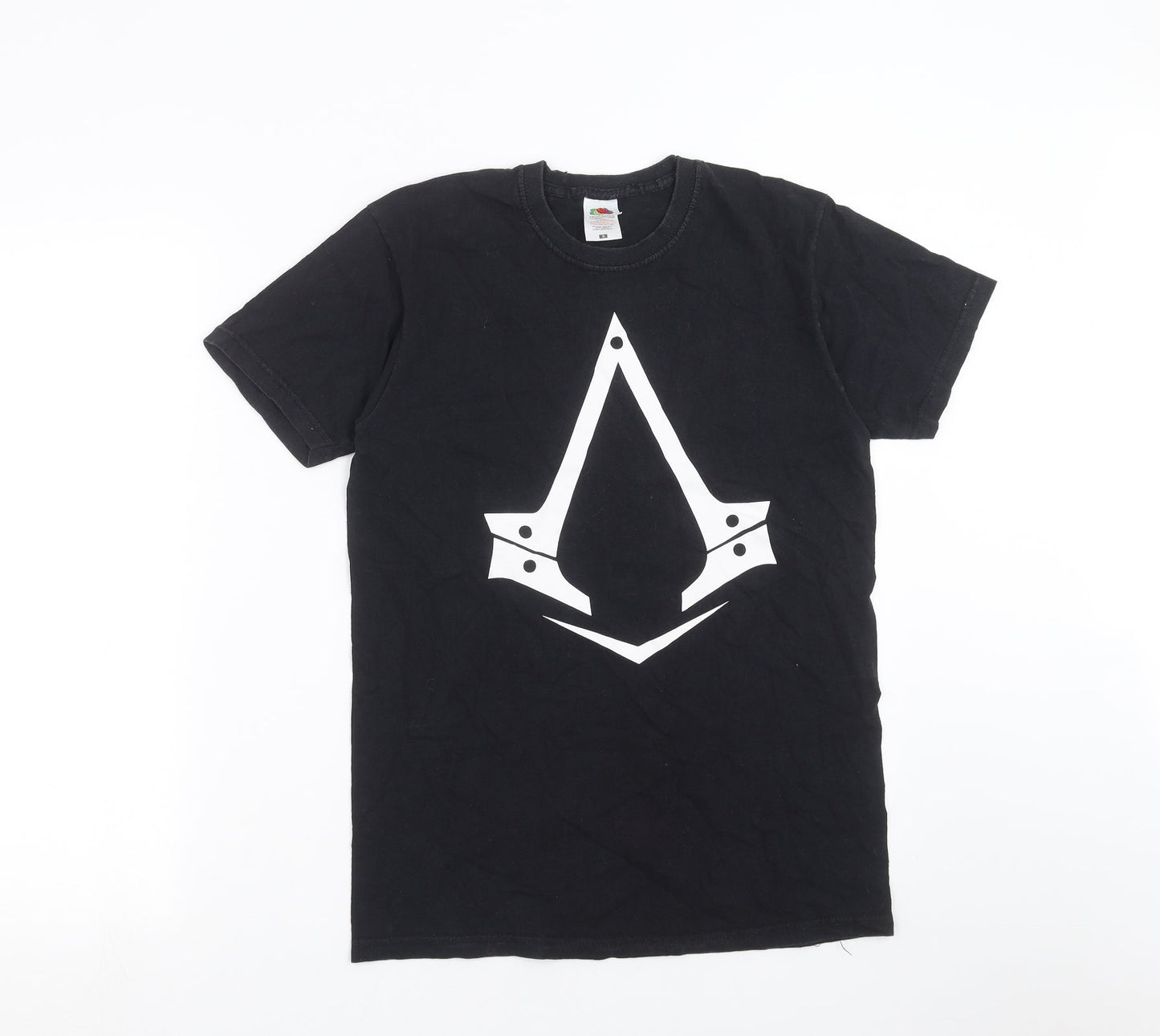 Fruit of the Loom Mens Black    T-Shirt Size S