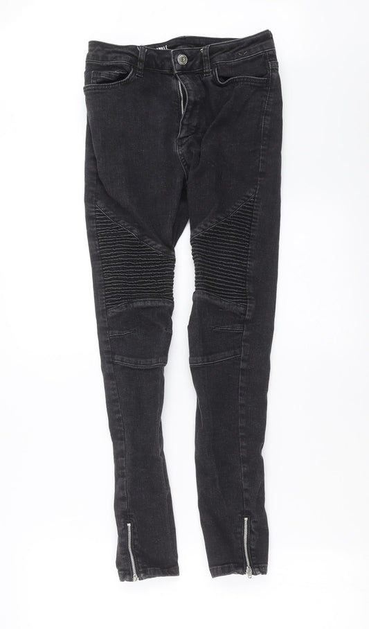 Marks and Spencer Womens Grey  Denim Skinny Jeans Size 10 L27 in