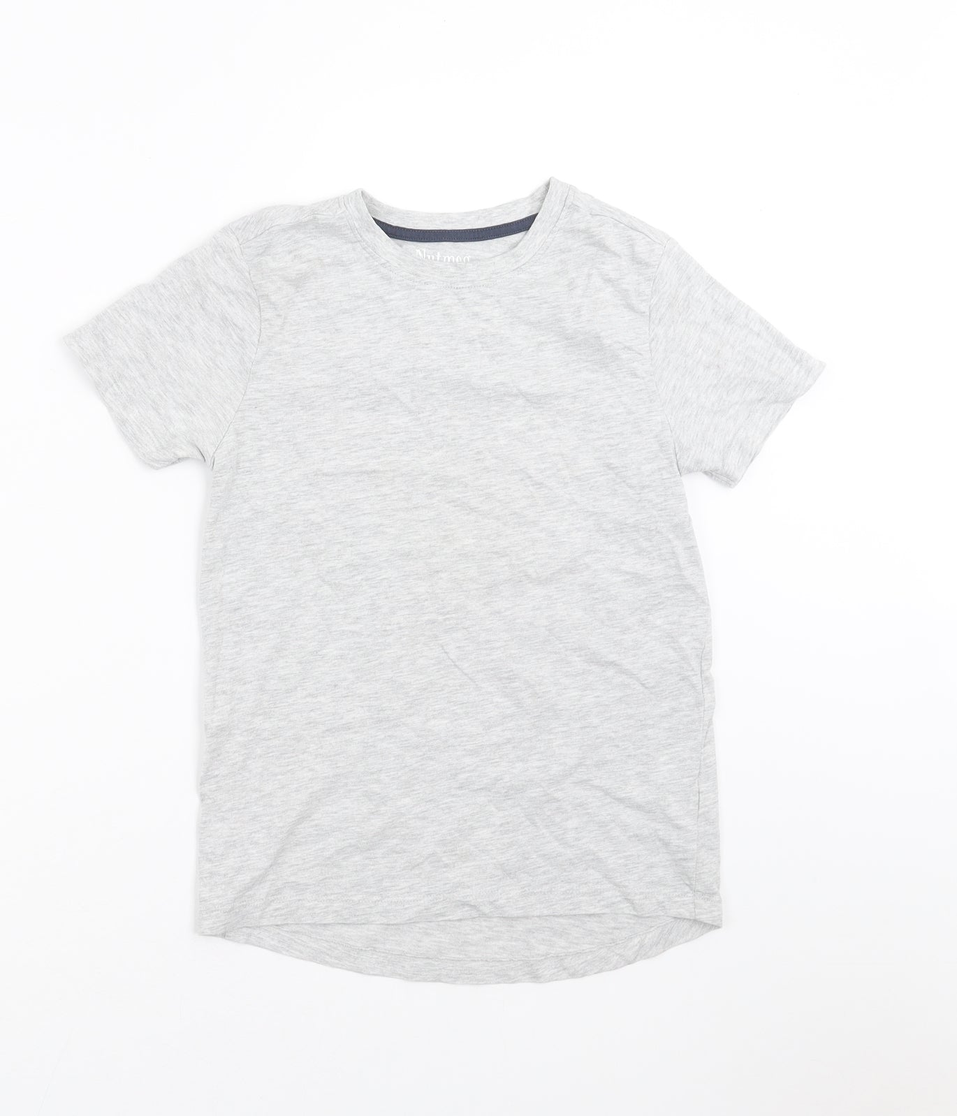 Nutmeg Boys Grey   Basic T-Shirt Size 8-9 Years