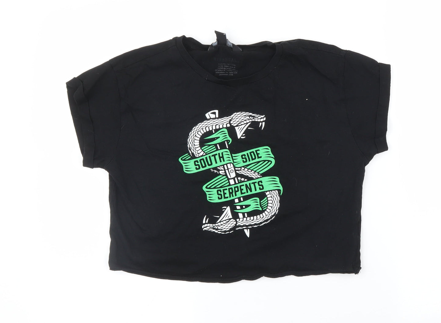 New Look Girls Black   Basic T-Shirt Size 12-13 Years