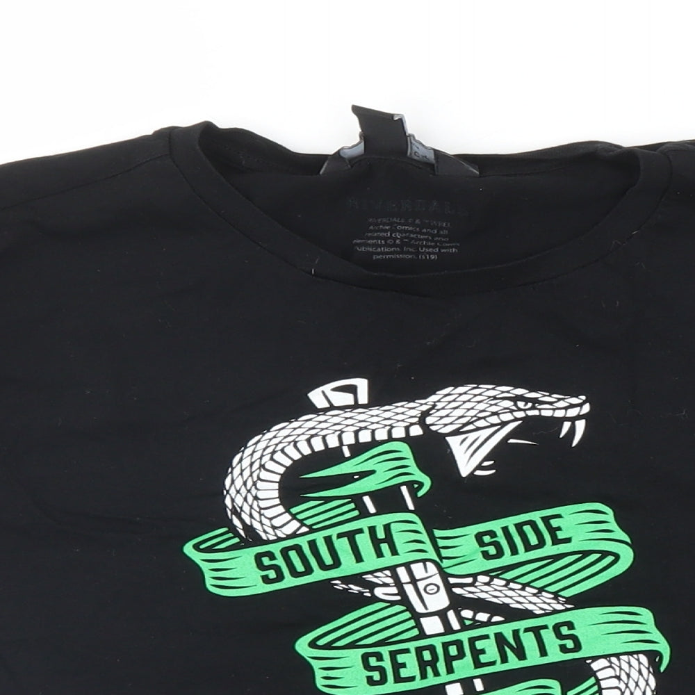 New Look Girls Black   Basic T-Shirt Size 12-13 Years