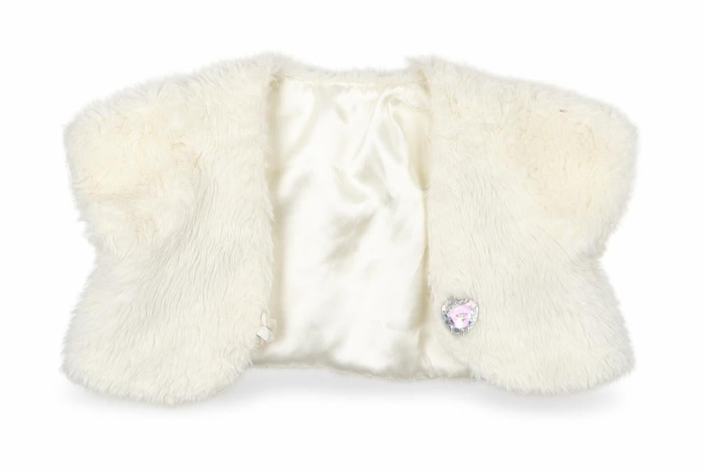 m Girls White   Jacket  Size 2-3 Years