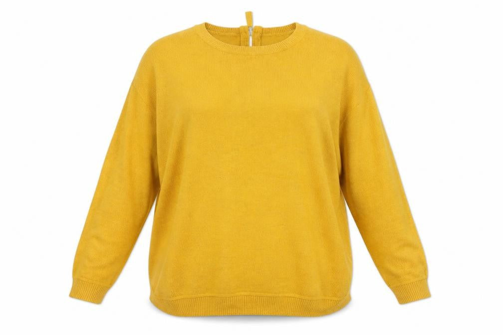 H&M Womens Yellow   Pullover Jumper Size M