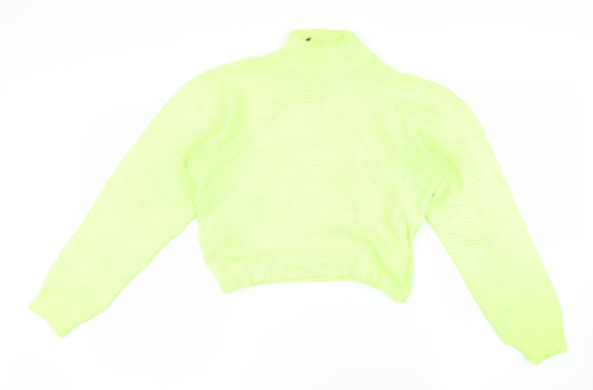 PRETTYLITTLETHING Womens Green   Pullover Jumper Size 12