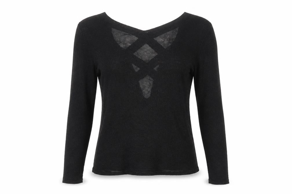 H&M Womens Black   Pullover Jumper Size XS