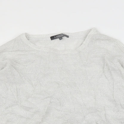 Limited Collection Womens White   Pullover Jumper Size 16